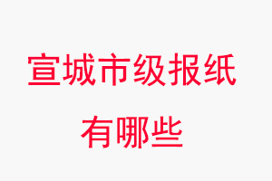 宣城報(bào)紙有哪些,宣城市級(jí)報(bào)紙有哪些找我要登報(bào)網(wǎng)