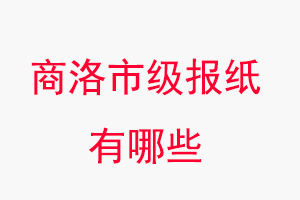 商洛報紙有哪些,商洛市級報紙有哪些找我要登報網